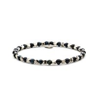 Bracciale Antracite Speed in Pietre dure Occhio di tigre BSP12 MAVERICK - BSP12 MAVERICK
